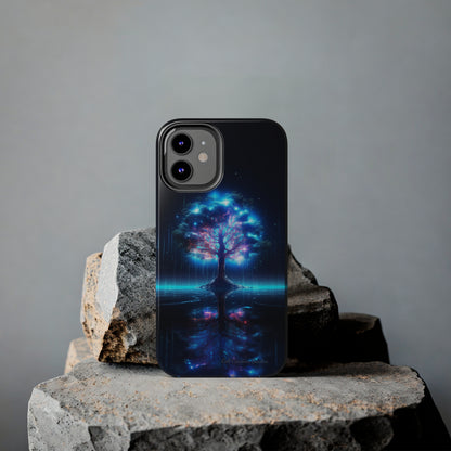 Introducing the "Luminous Tree" Cell Phone Case – Illuminate Your Style with Nature's Glow -Tough Phone Cases