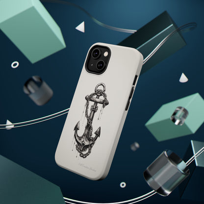 "Nautical Elegance Anchor" -MagSafe Tough iPhone Cases