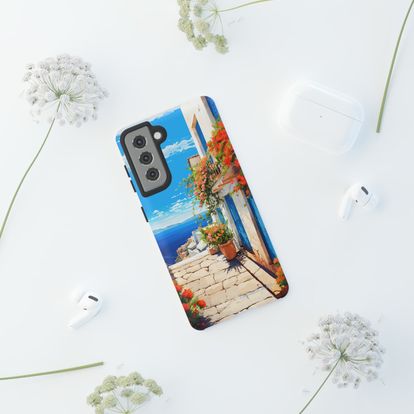 "Mediterranean Bliss Horizon" -Tough Samsung Phone Cases