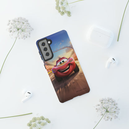 The "Smiling Red Racer" Phone Case -Tough Cases