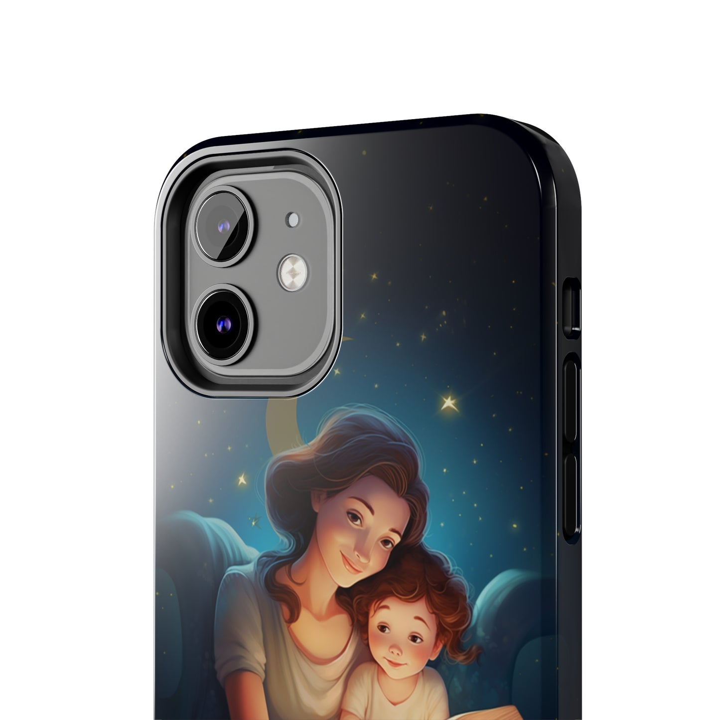 Introducing the "Bedtime Story Bliss" Cell Phone Case – Cherish Heartwarming Moments with Every Glance -Tough Phone Cases