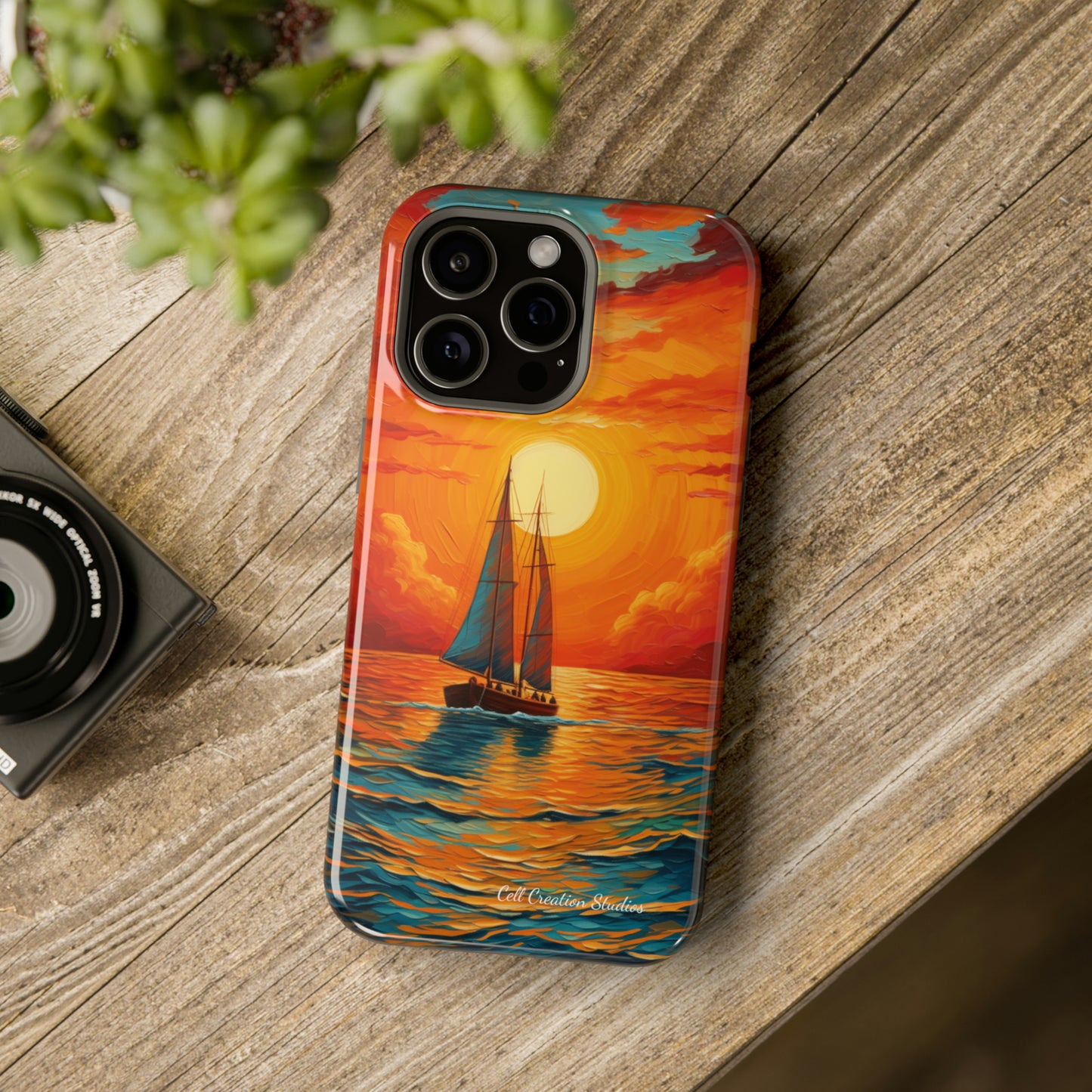 "Sailboat Sunset" - MagSafe Tough iPhone Cases