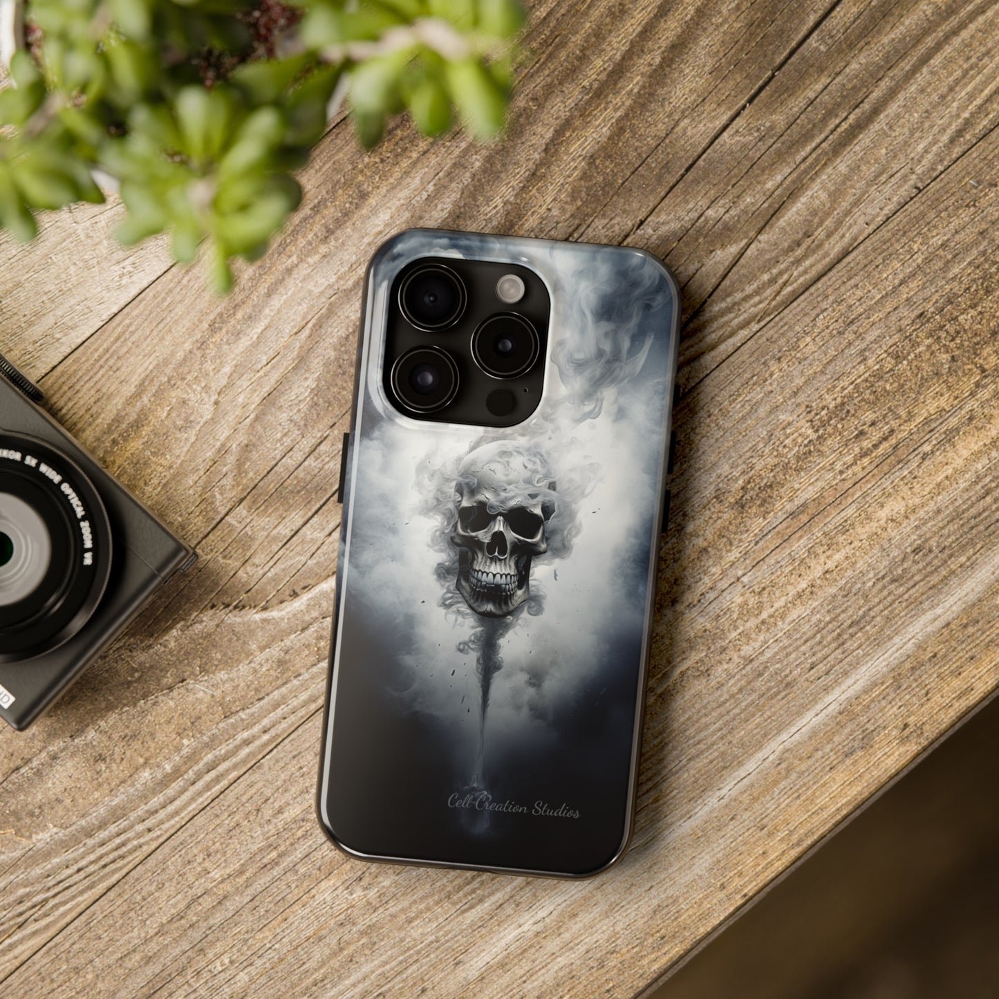 "Mystic Smoke Skull" -Tough iPhone Cases