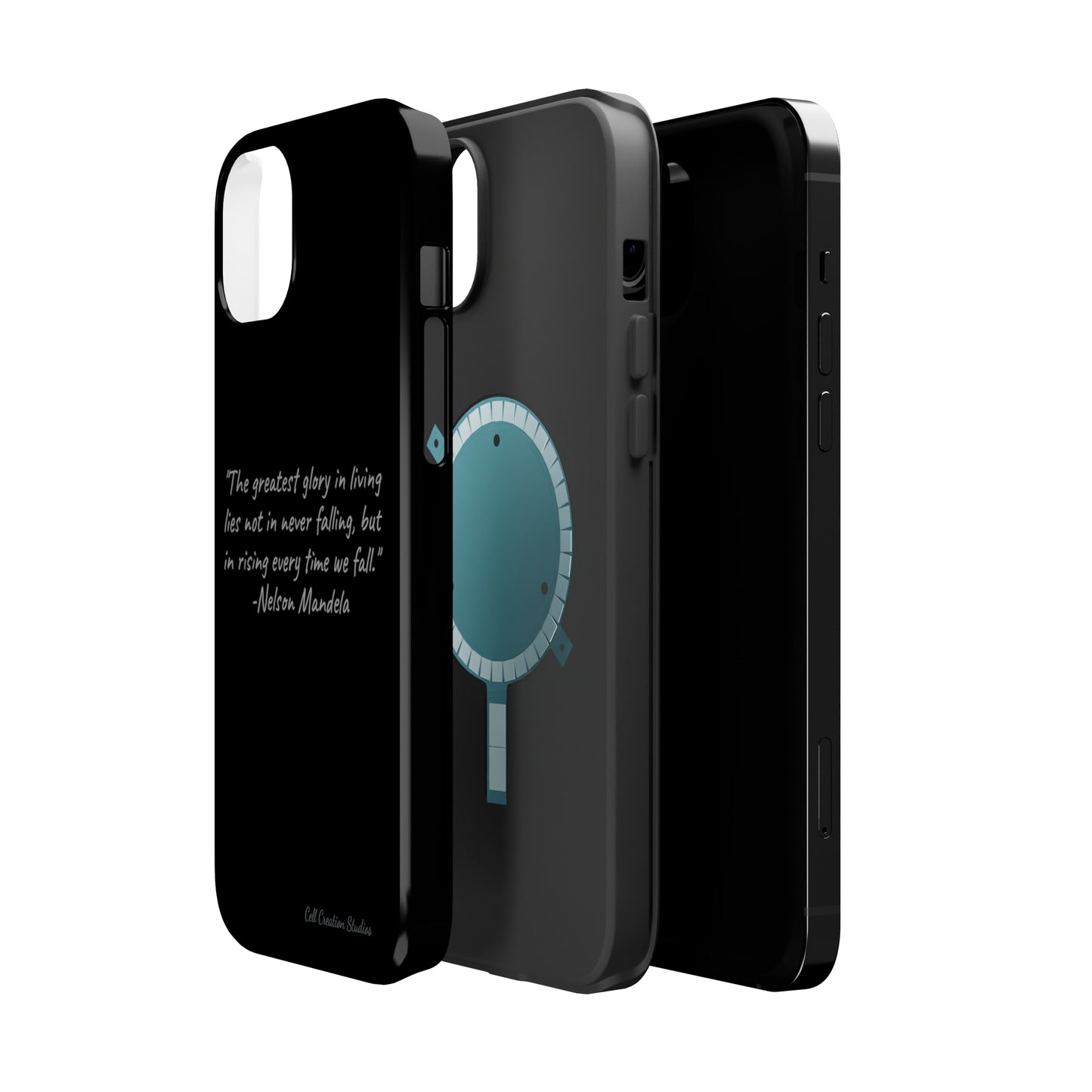 "Rising Glory" Nelson Mandela Quote Phone Case -MagSafe Tough Cases