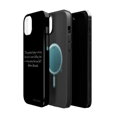 "Rising Glory" Nelson Mandela Quote Phone Case -MagSafe Tough Cases
