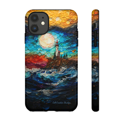 "Coastal Canvas Guardian" -Tough iPhone Cases