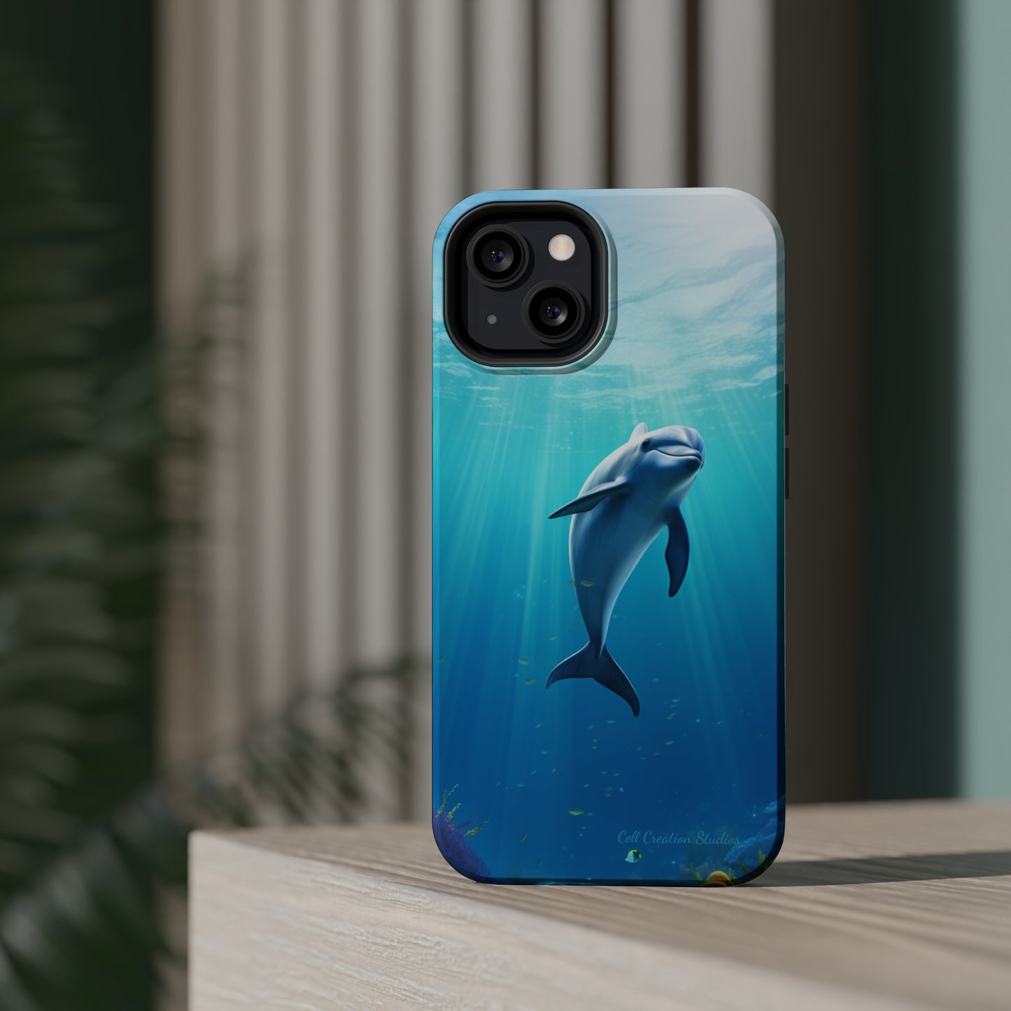 The "Dolphin Serenity" -MagSafe Tough iPhone Cases