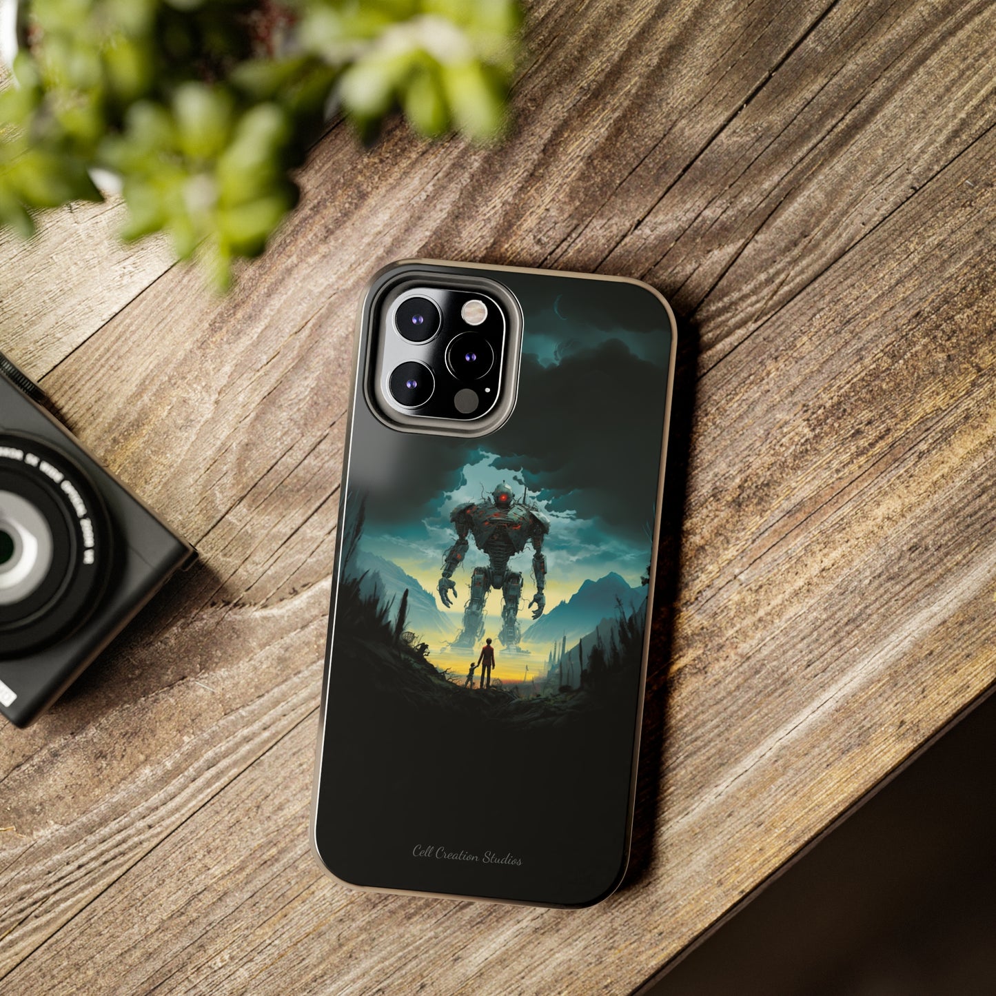 Introducing the "Rising Titan" Cell Phone Case – Witness the Astonishing Emergence of a Giant Robot! -Tough Phone Cases