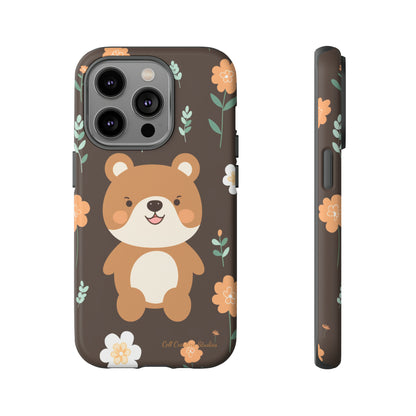 "Floral Bear Elegance" -Tough Phone Cases