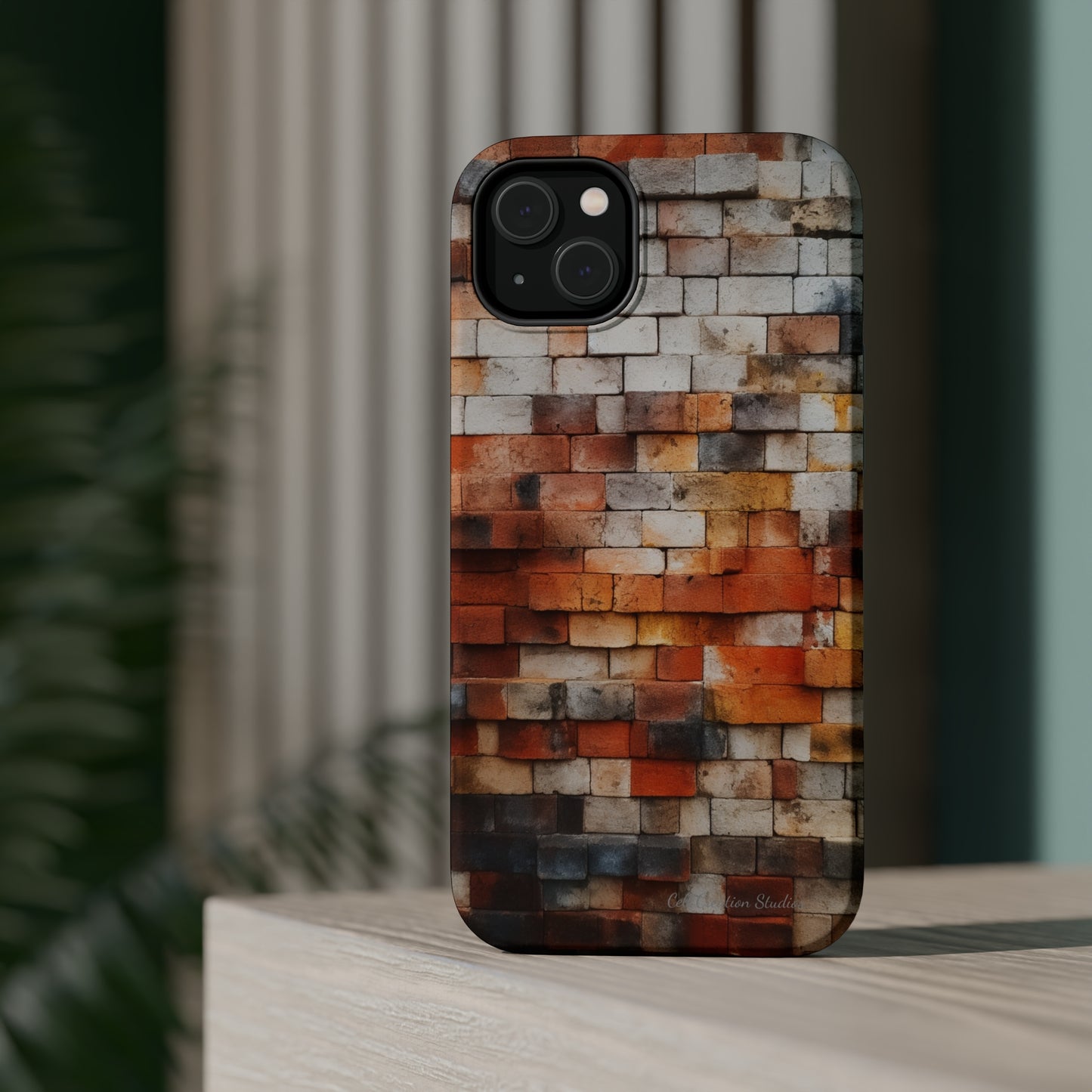 Introducing our "Urban Brickwork" Cell Phone Case – the perfect fusion of style and protection for your device -MagSafe Tough Cases