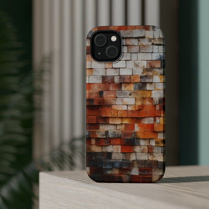 Introducing our "Urban Brickwork" Cell Phone Case – the perfect fusion of style and protection for your device -MagSafe Tough Cases