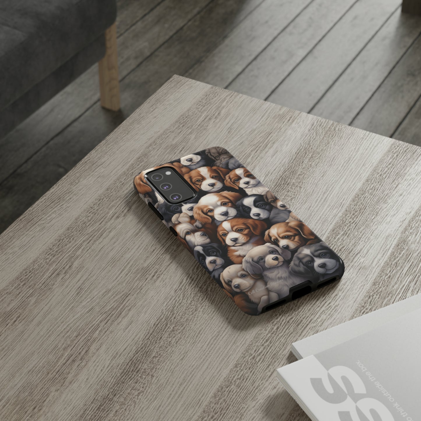 "Puppy Pile" Cuddles Phone Case -Tough Cases