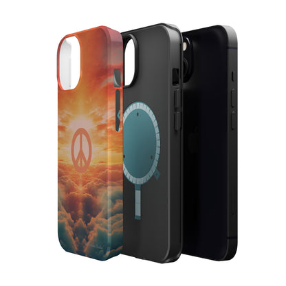 Introducing the "Sky Peace" Cell Phone Case – Carry Tranquility in Your Pocket -MagSafe Tough Cases