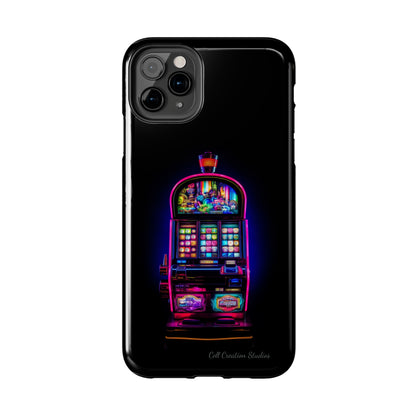 Introducing the "Vibrant Slot Frenzy" Cell Phone Case – Experience the Thrill of Colors and Luck -Tough Phone Cases