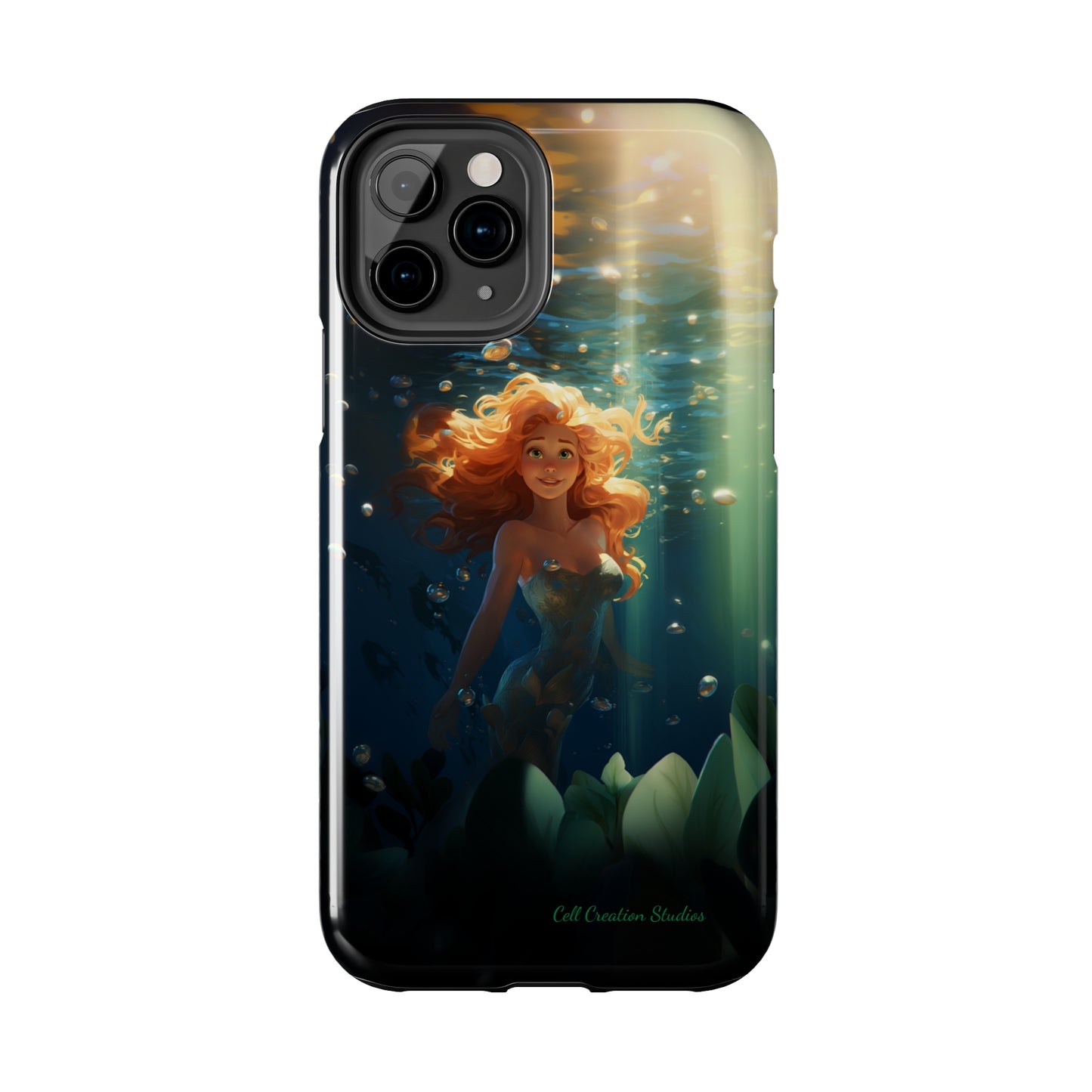 Dive into Enchantment with Our "Ariel Little Mermaid" Phone Case -Tough Phone Cases