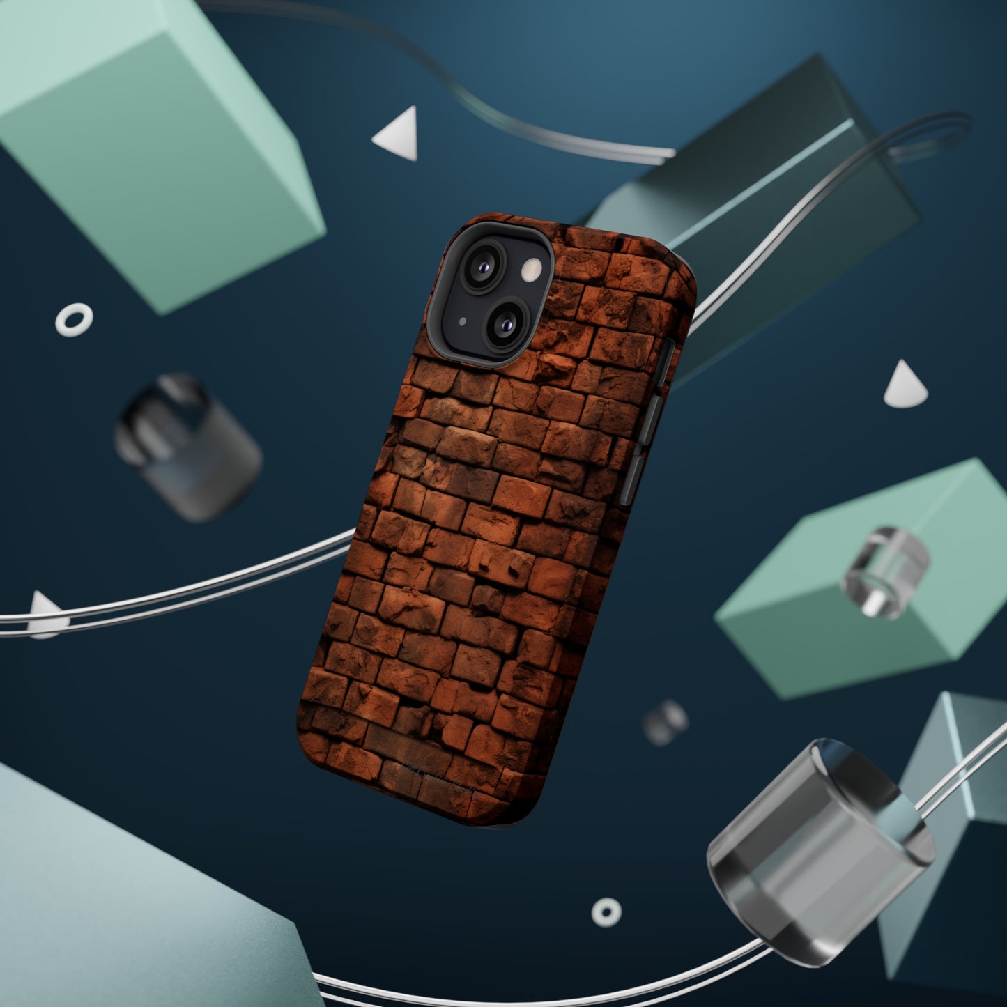 Introducing our "Urban Brick Wall" Cell Phone Case – the perfect blend of urban style and device protection -MagSafe Tough Cases