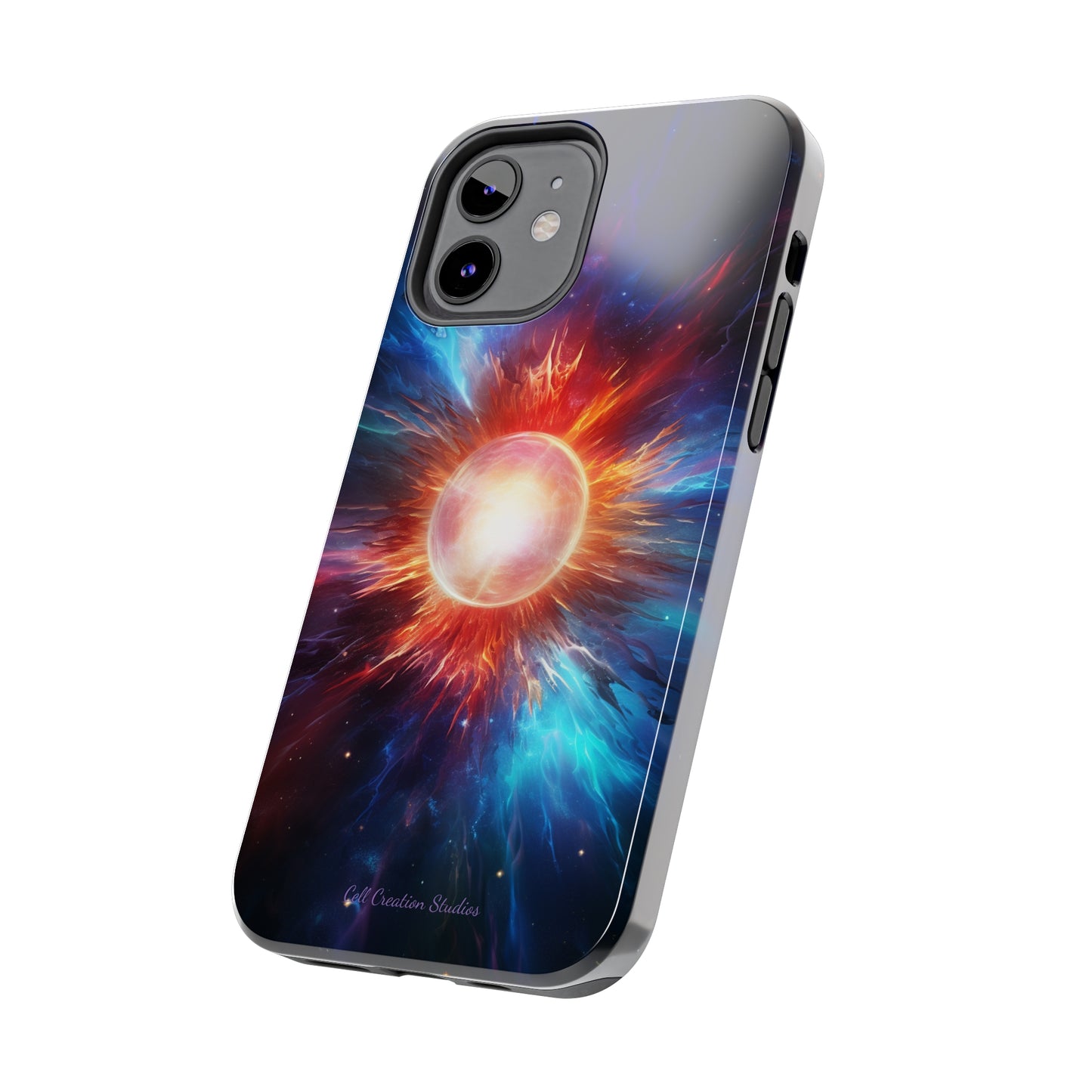 Introducing the "Stellar Cataclysm" Cell Phone Case – Capture the Cosmic Drama of a Neutron Star Explosion! -Tough Phone Cases