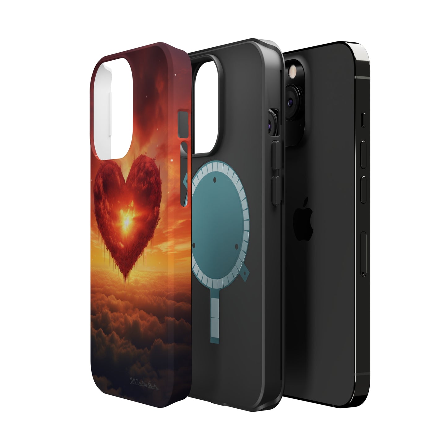 Introducing the "Sky-Heart Radiance" Cell Phone Case – Carry Love's Glow Everywhere You Go -MagSafe Tough Cases