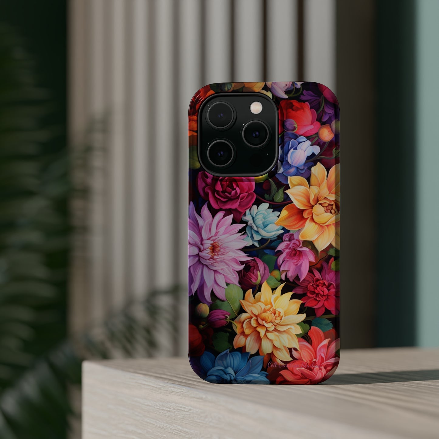 Introducing the "Blossom Beauty" Cell Phone Case – Elevate Your Style with Floral Charm -MagSafe Tough Cases