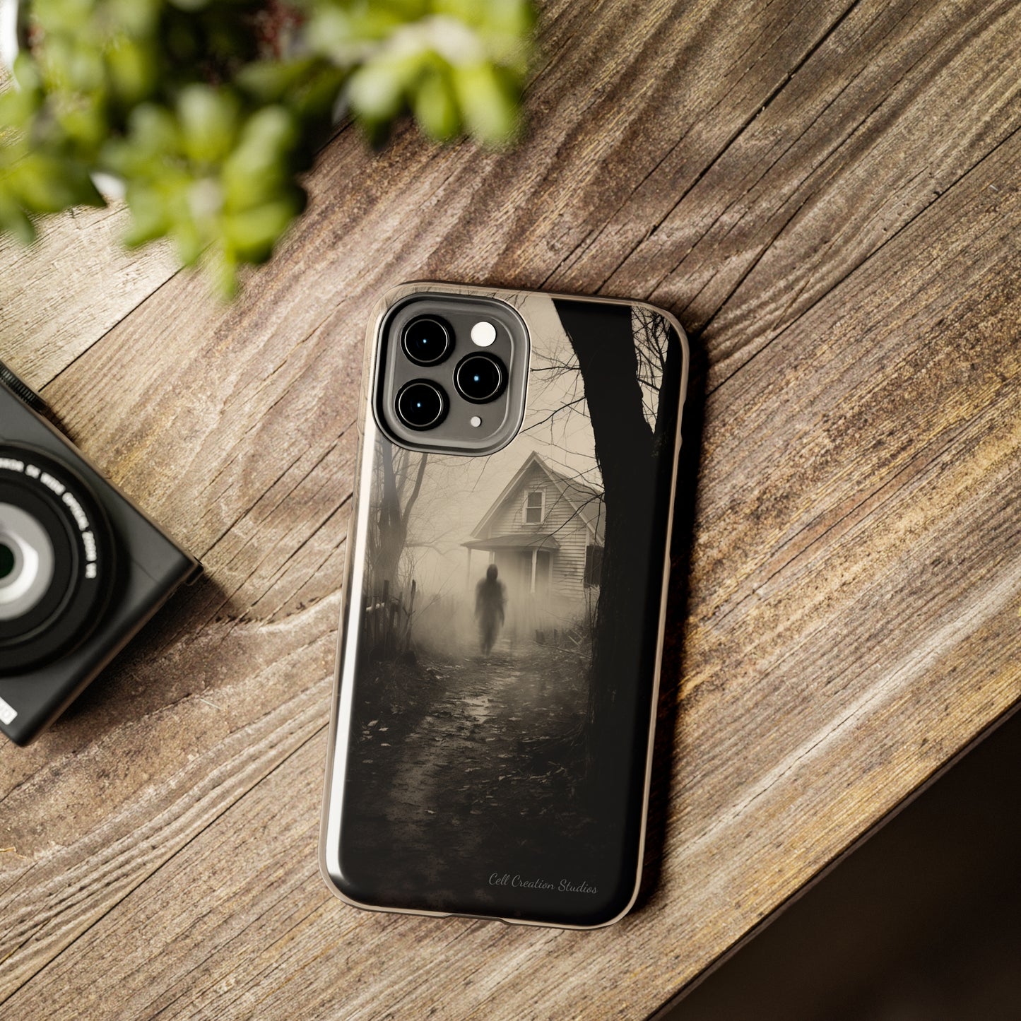 Introducing the "Ethereal Encounter" Cell Phone Case – Unveil the Mystery of the Ghostly Presence -Tough Phone Cases