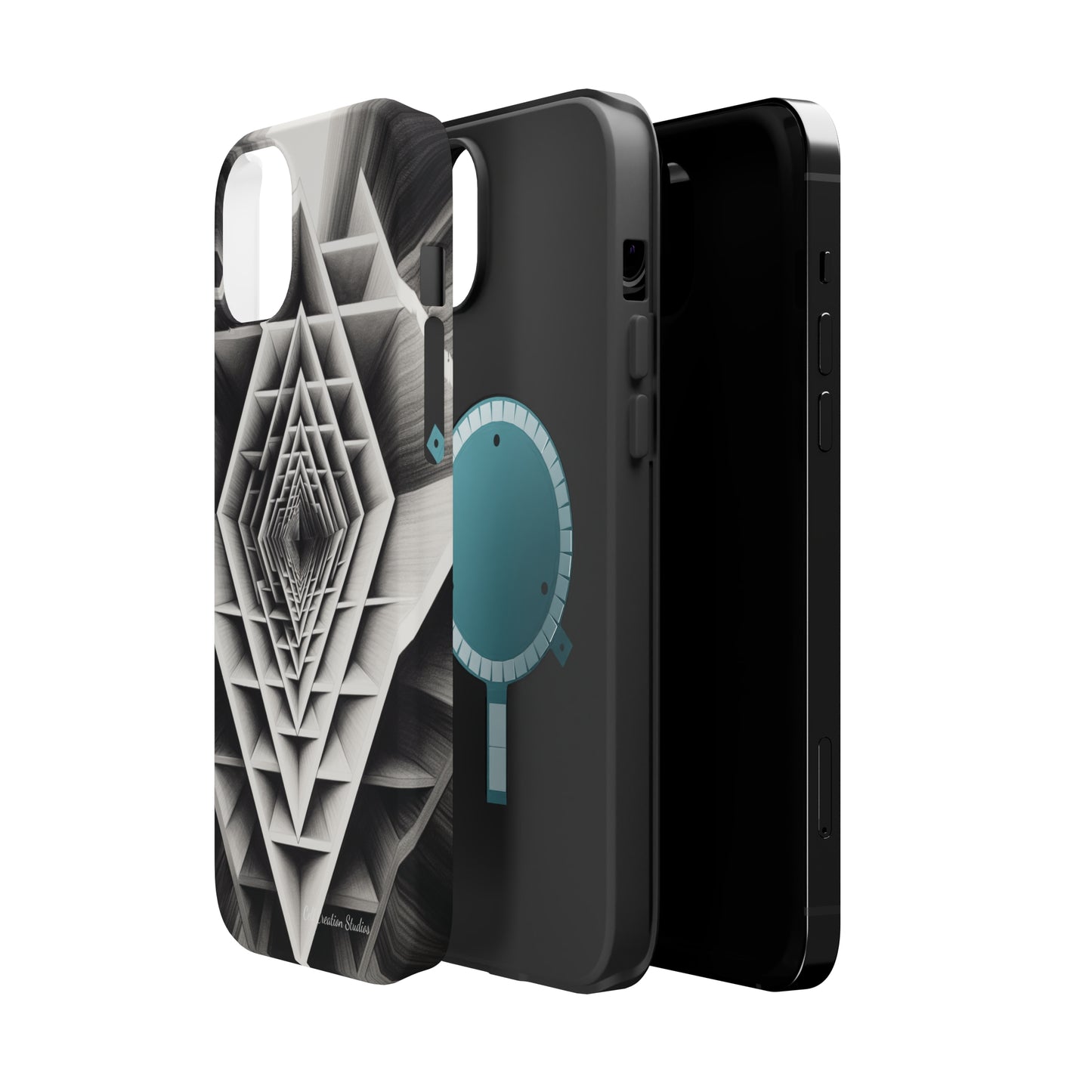 The "Geometric Triangle" Cell Phone Case -MagSafe Tough Cases