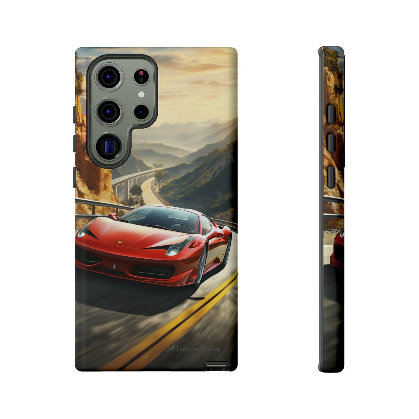 "Mountain Majesty Ferrari Edition" -Tough Samsung Phone Cases