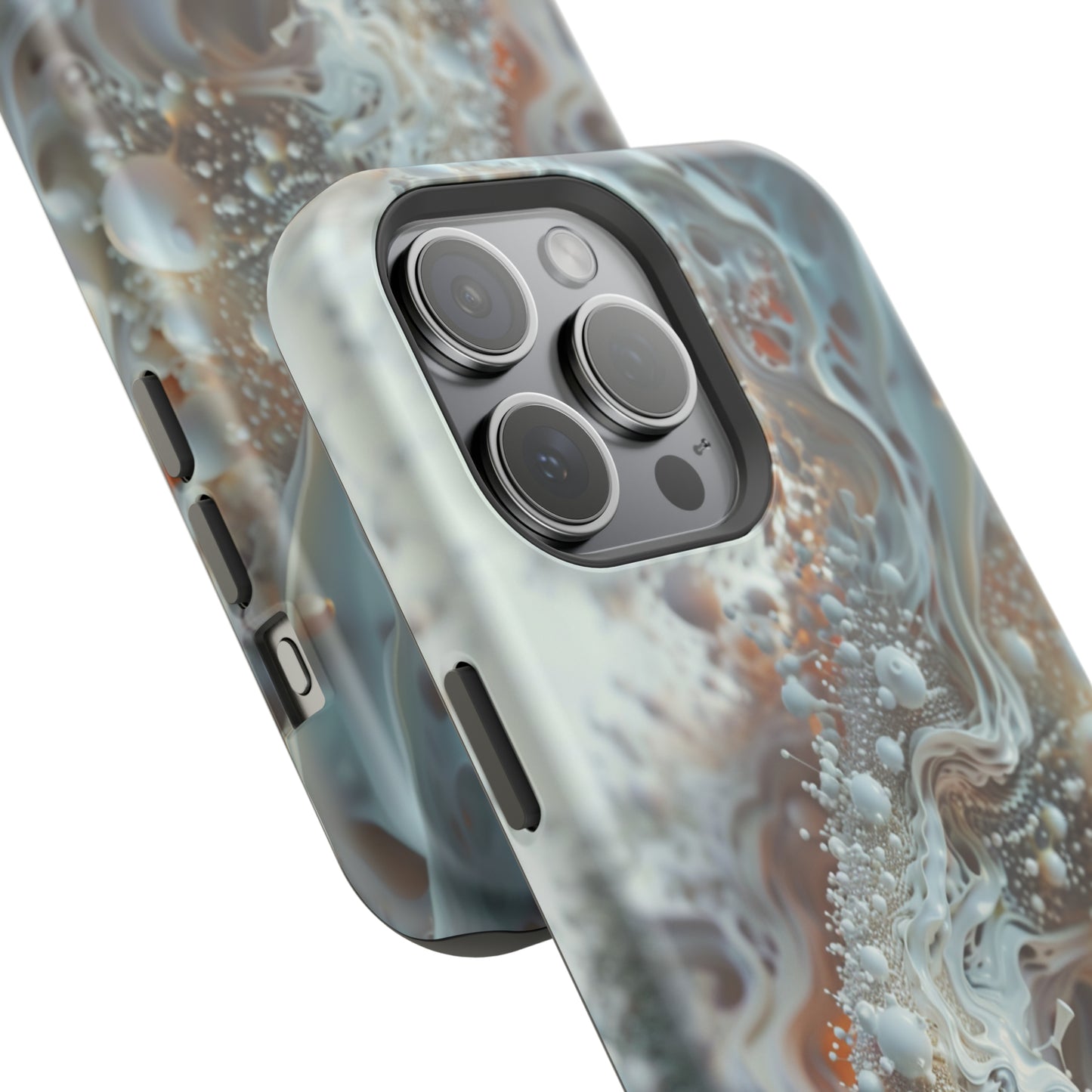 "3D Liquid Splash" -MagSafe Tough iPhone Cases