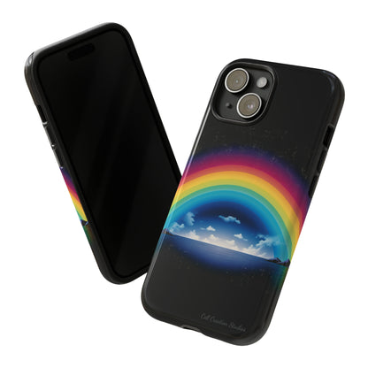 "Vibrant Skies: Rainbow Sunset" Cell Phone Case -Tough Cases