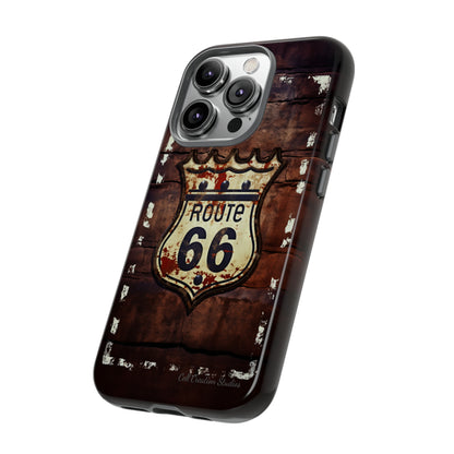 "Retro Route 66" Phone Case -Tough Cases