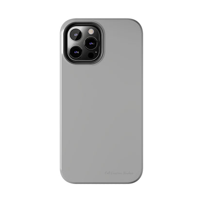 "Sleek Silver Essence" -Tough iPhone Cases