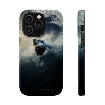 The "Ocean King Great White Shark" Phone Case -MagSafe Tough Cases