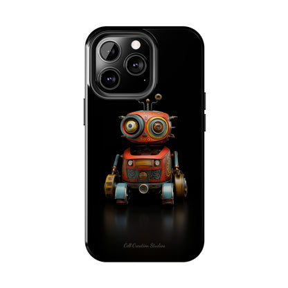 Introducing the "Toy Robot Delight" Cell Phone Case – Embrace Nostalgia with a Playful Robotic Companion! -Tough Phone Cases