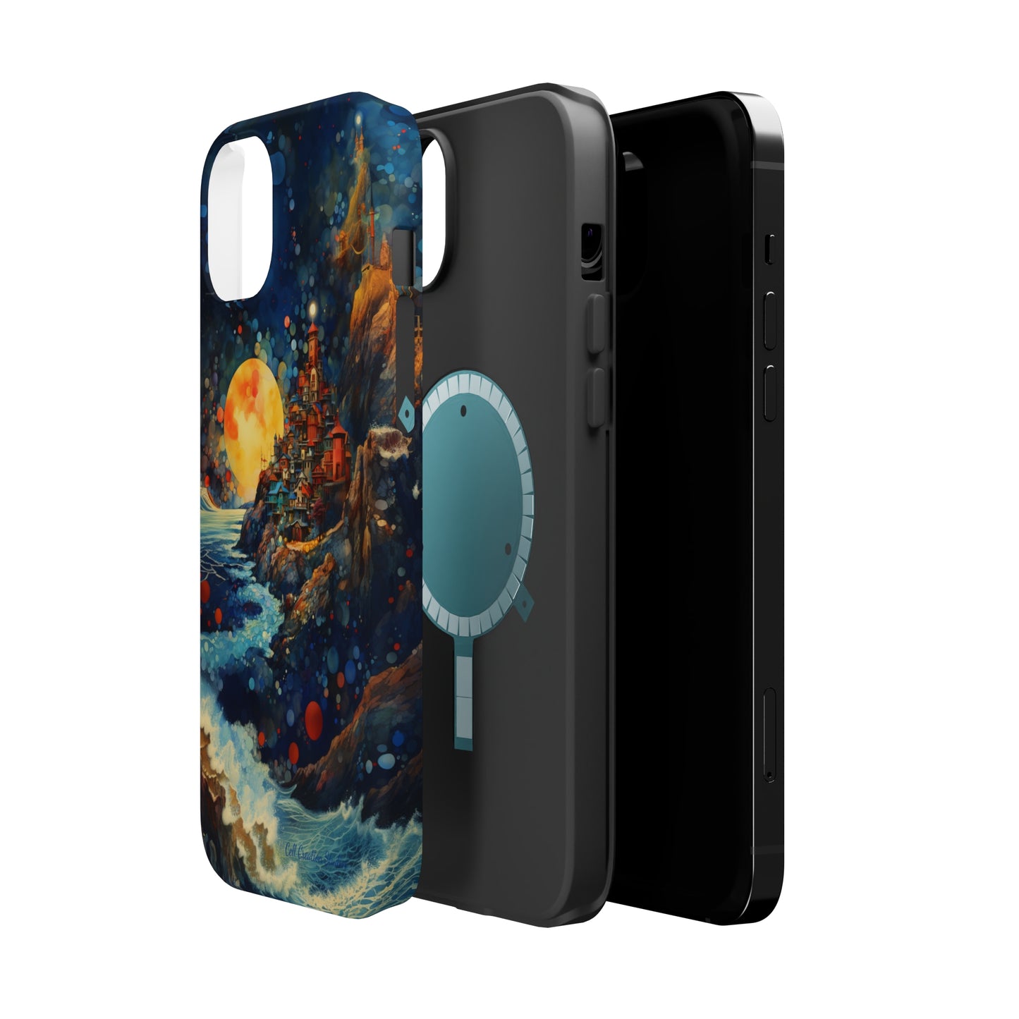 "Moonlit Coastal Vista" -MagSafe Tough iPhone Cases