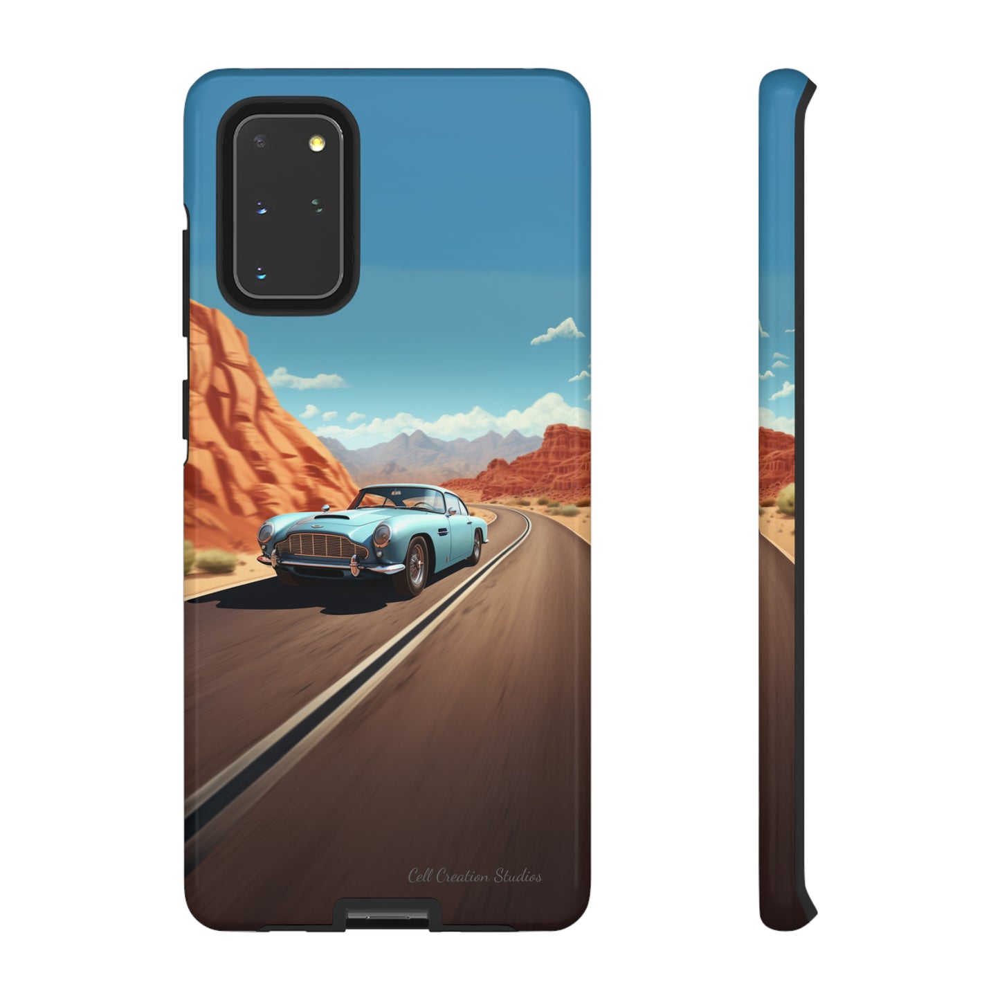 "Silver Racing Legend" -Tough Samsung Phone Cases