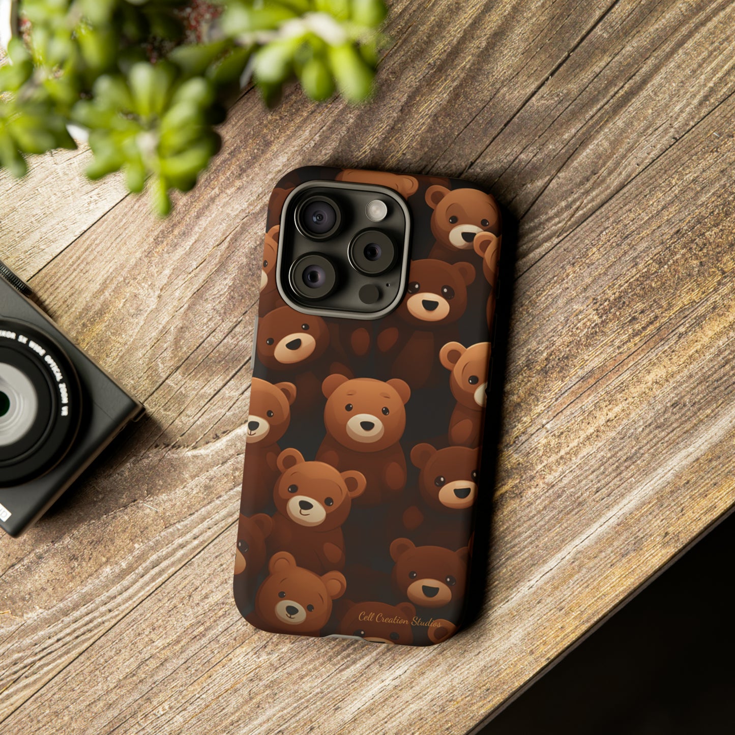 "Bear Hug Haven" -Tough Phone Cases