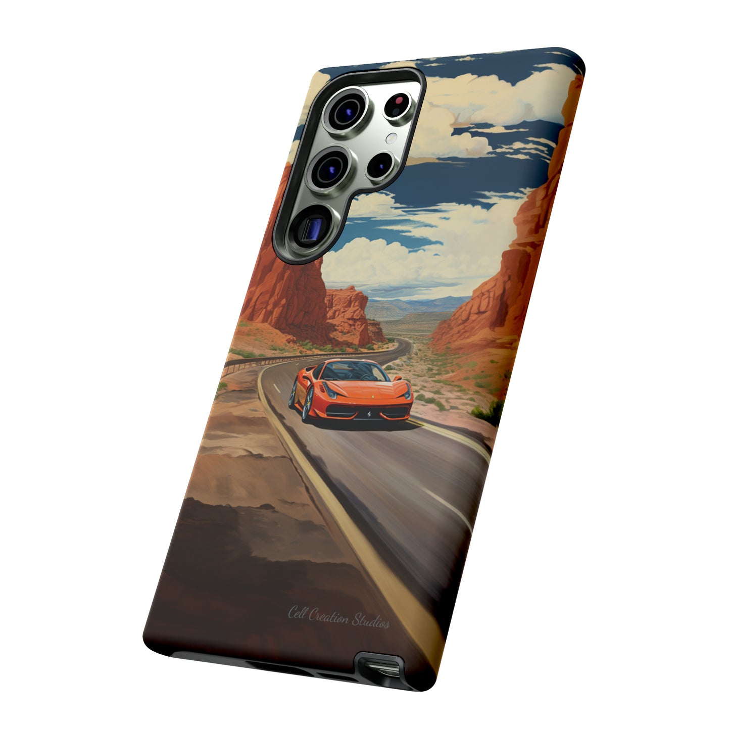 "Desert Racer Ferrari Edition" -Tough Samsung Phone Cases