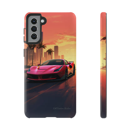 "Sunset Boulevard Ferrari Edition" -Tough Samsung Phone Cases