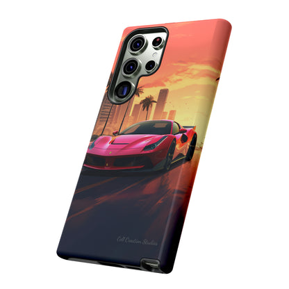 "Sunset Boulevard Ferrari Edition" -Tough Samsung Phone Cases