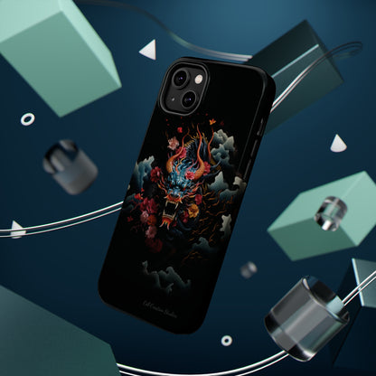 Introducing the "Japanese Dragon Majesty" Cell Phone Case – Embrace the Legend in Style -MagSafe Tough Cases