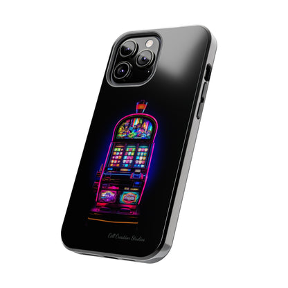 Introducing the "Vibrant Slot Frenzy" Cell Phone Case – Experience the Thrill of Colors and Luck -Tough Phone Cases