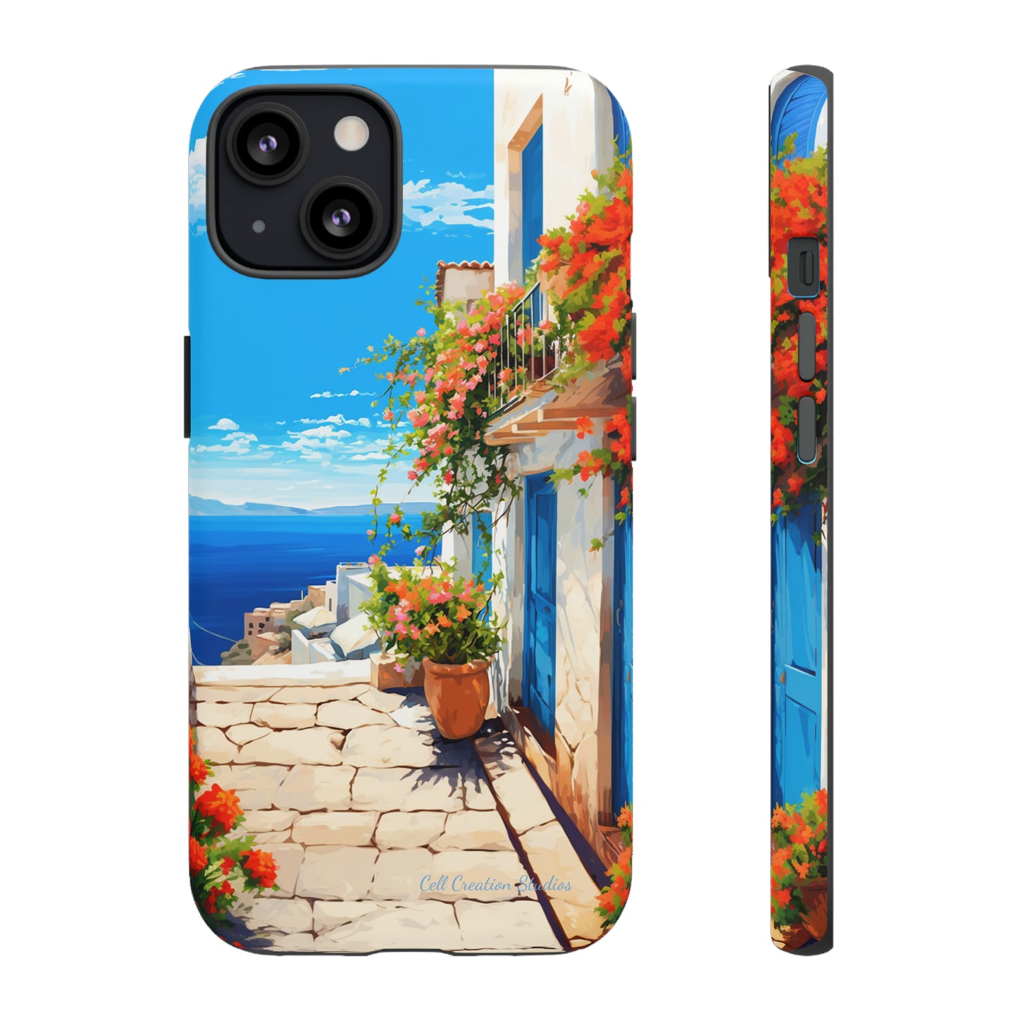 "Mediterranean Bliss Horizon" -Tough iPhone Cases