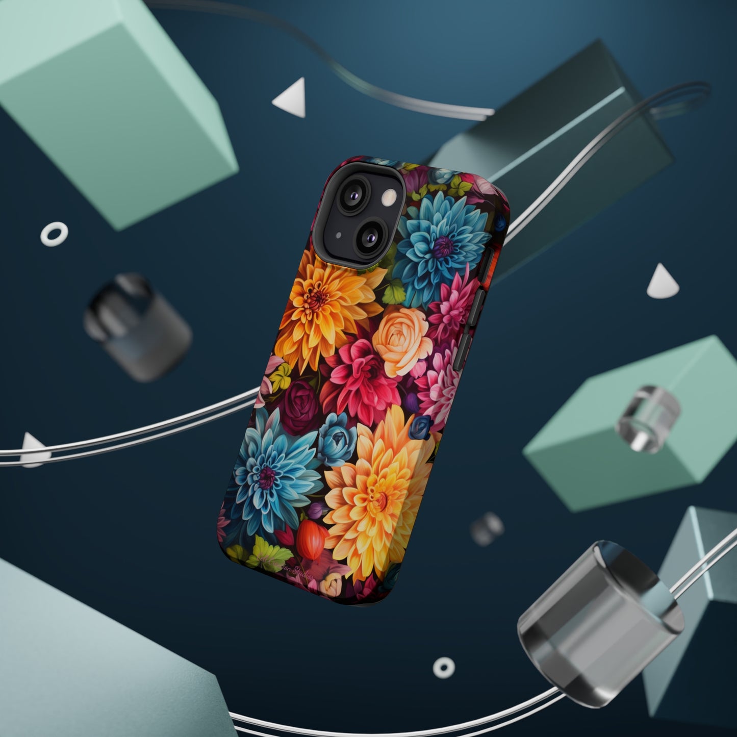 Introducing the "Floral Harmony" Cell Phone Case – Elevate Your Style with Nature's Grace -MagSafe Tough Cases