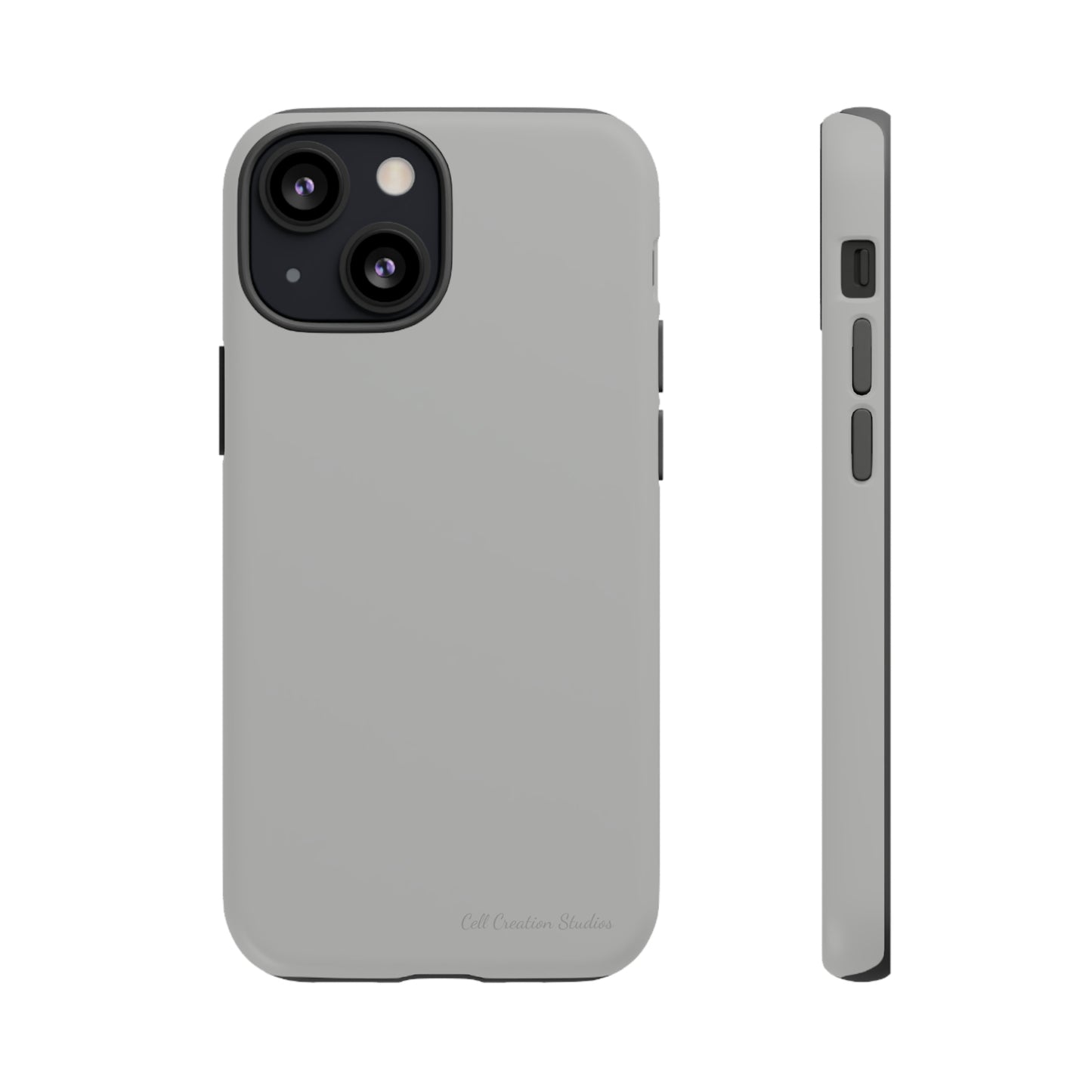 "Sleek Silver Essence" -Tough iPhone Cases