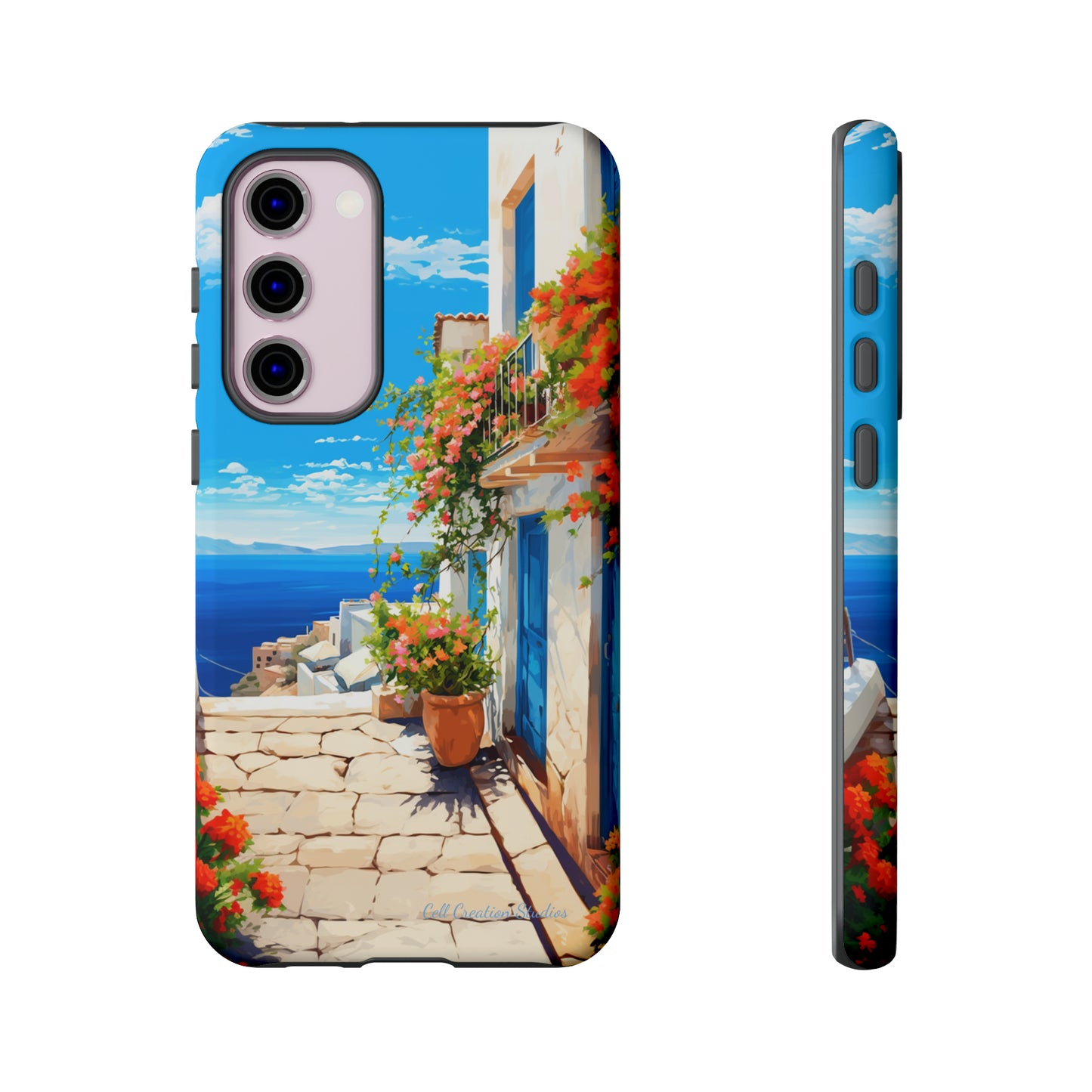 "Mediterranean Bliss Horizon" -Tough Samsung Phone Cases