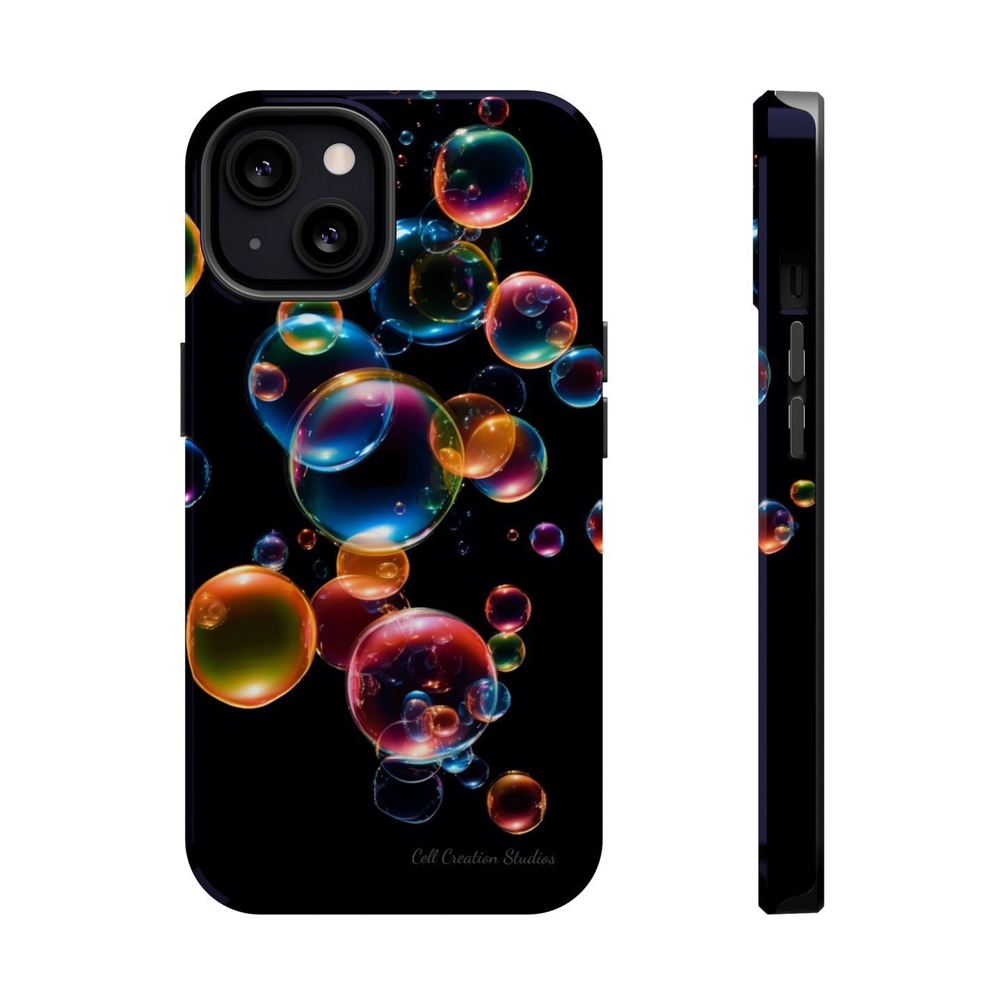 Elevate Your Phone's Aesthetic with our "BubbleBurst" Cell Phone Case -MagSafe Tough Cases