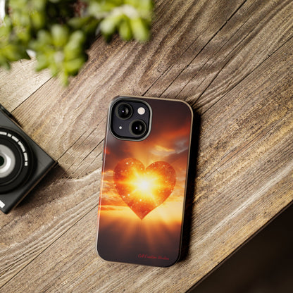 Introducing the "Sunlit Heart" Cell Phone Case – Embrace Love and Radiance -Tough Phone Cases