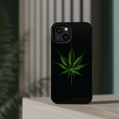 "Cannabis Chic" Marijuana Leaf Phone Case -MagSafe Tough Cases