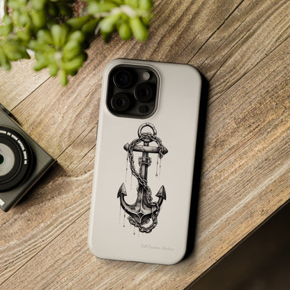 "Nautical Elegance Anchor" -MagSafe Tough iPhone Cases