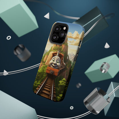 The "Mountain Journey Train" Character Phone Case -MagSafe Tough Cases