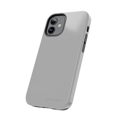"Sleek Silver Essence" -Tough iPhone Cases
